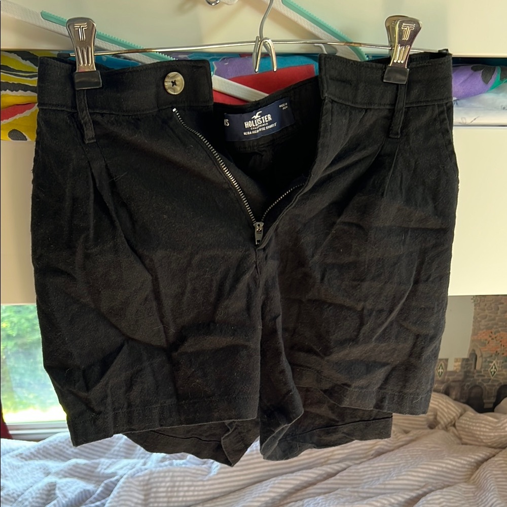 Hollister Black High Waist Shorts